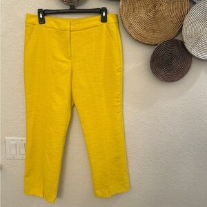 Trina Turk Vibrant Yellow Cropped Pants‎